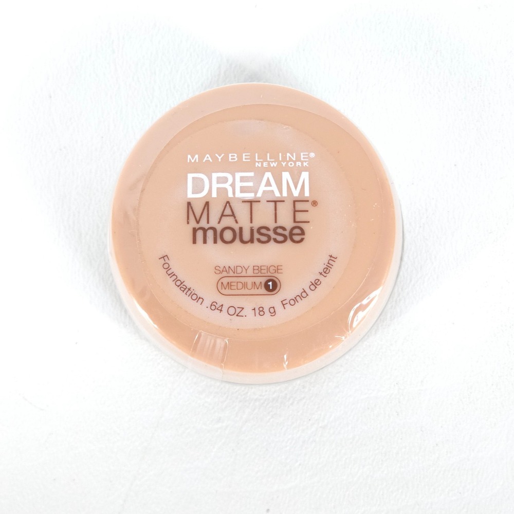 Maybelline Dream Matte Mousse Foundation Sandy Beige Medium 1 0.64oz/18g Sealed